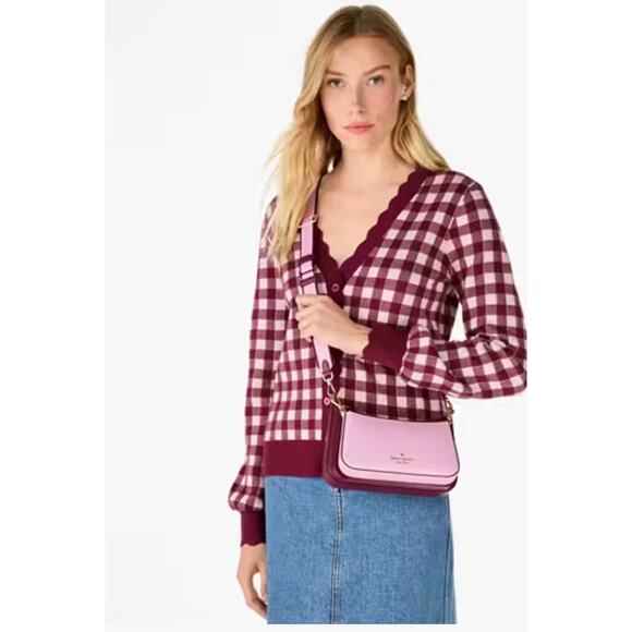 RETAIL $349 Kate Spade Duet Colorblock Saffiano Leather Small Crossbody*New - Picture 6 of 6